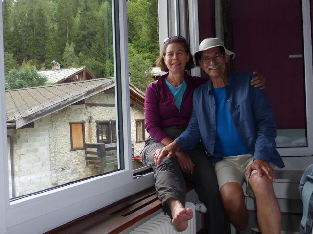 End of the Walker's Haute Route, St. Niklaus