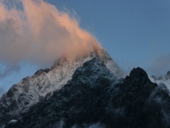 Morning on the Grand Jorasses