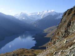 Morning, Lac des Dix, Pigne d'Arolla & Mont Blanc de Cheilon