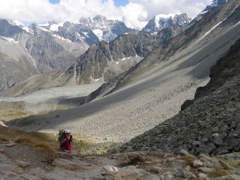 View over Col de Chevre