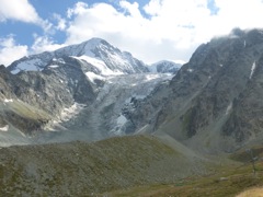 Pigne d' Arolla and Glacier de Tsijiore Nouve above Arolla
