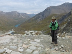 Long way down to the Lc de Moiry