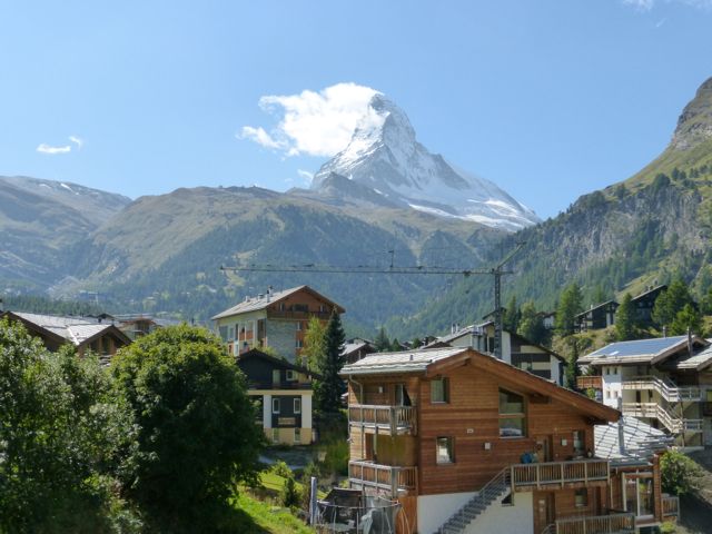 Matterhorn from our apartment