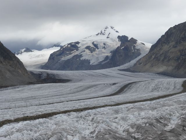Concordia - where 4 glaciers join to form the Aletsch