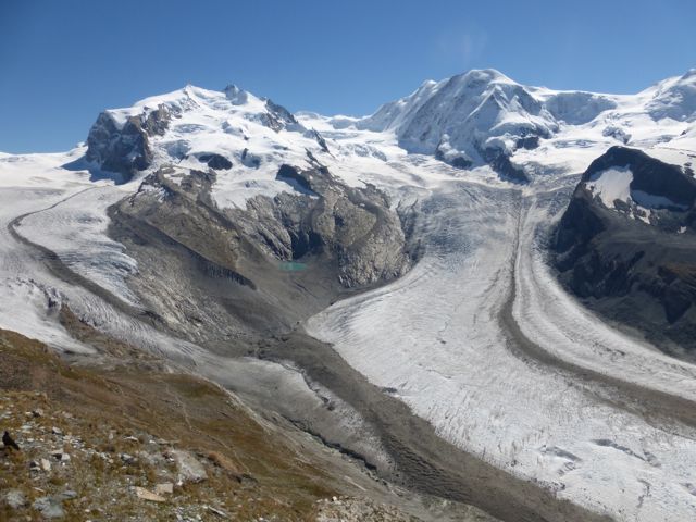 Duforspitze & Monte Rosa, and the Liskamm