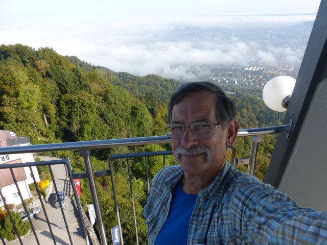 100' up on the viewing platform, Uetliberg