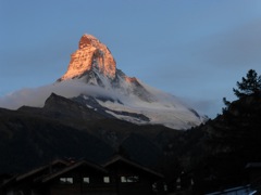 Another morning view of the Matterhorn