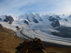 Piz Palü and glacier