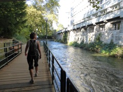Canal walk, Zurich