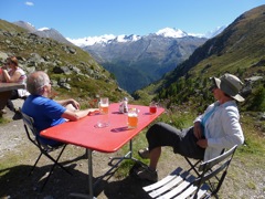 MonteRosa from Trift (our friend Al Peters with Jane)
